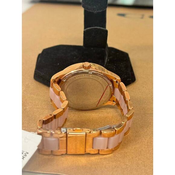 Michael Kors MK6657 Women's Riley Chronograph Two-Tone Stainless Steel Watch - Picture 3 of 5